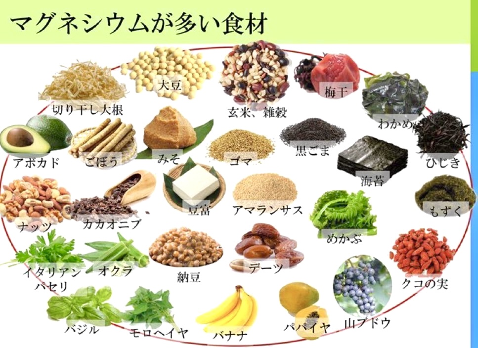マグネシウム食材