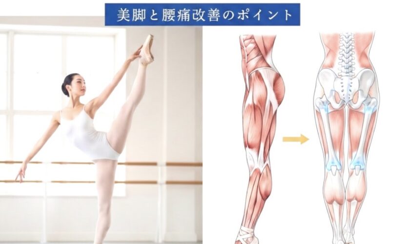 バレリーナから学ぶ、美脚と腰痛改善のポイント