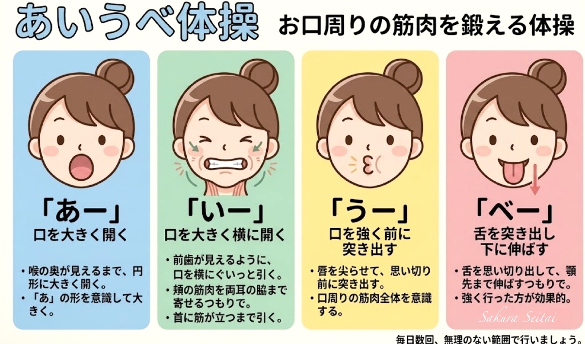 舌トレあいうべ体操